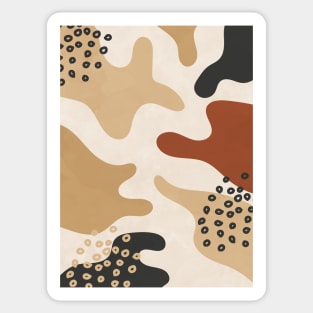 Organic Abstract Shapes 1 Sticker